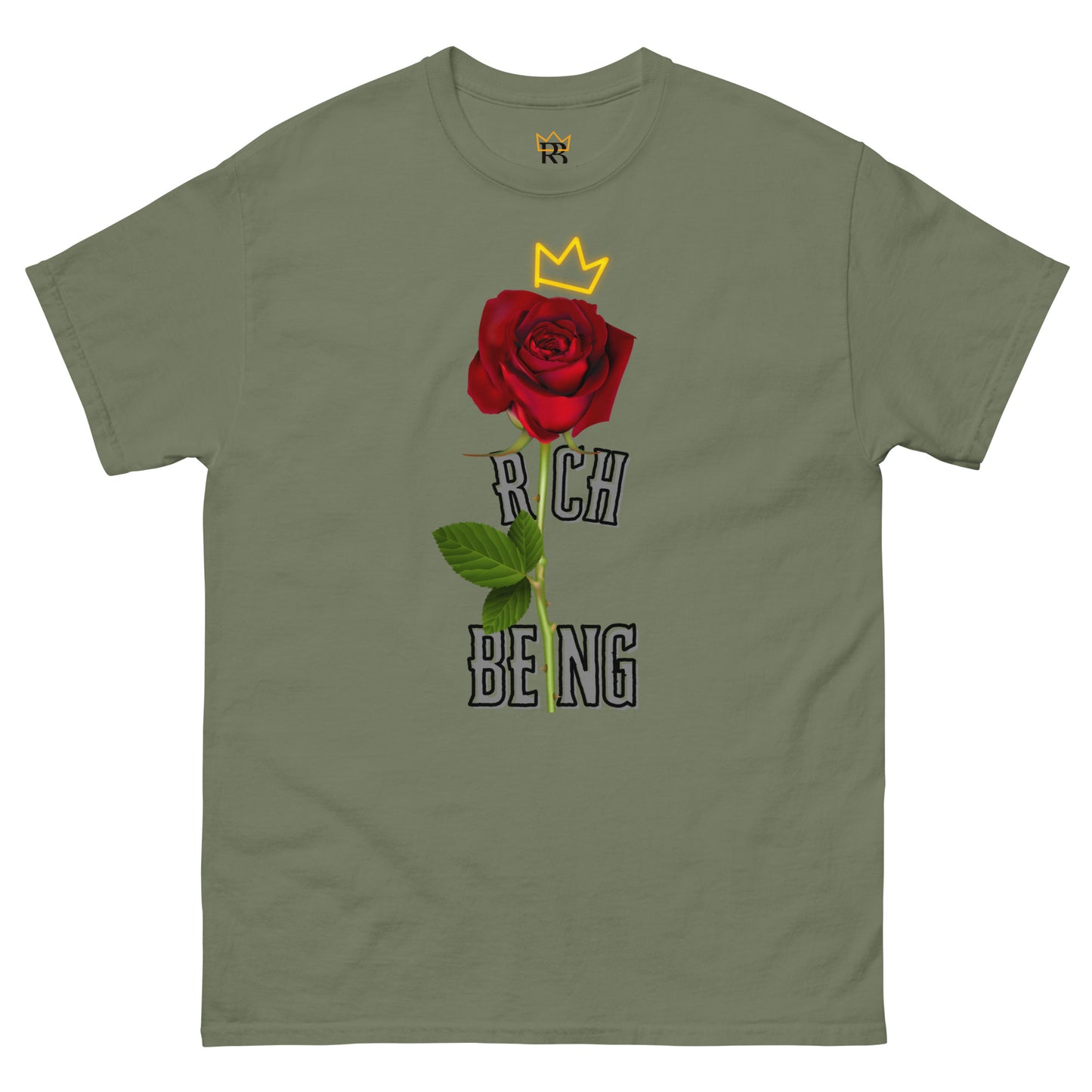 RICH BEING ROSE TEE