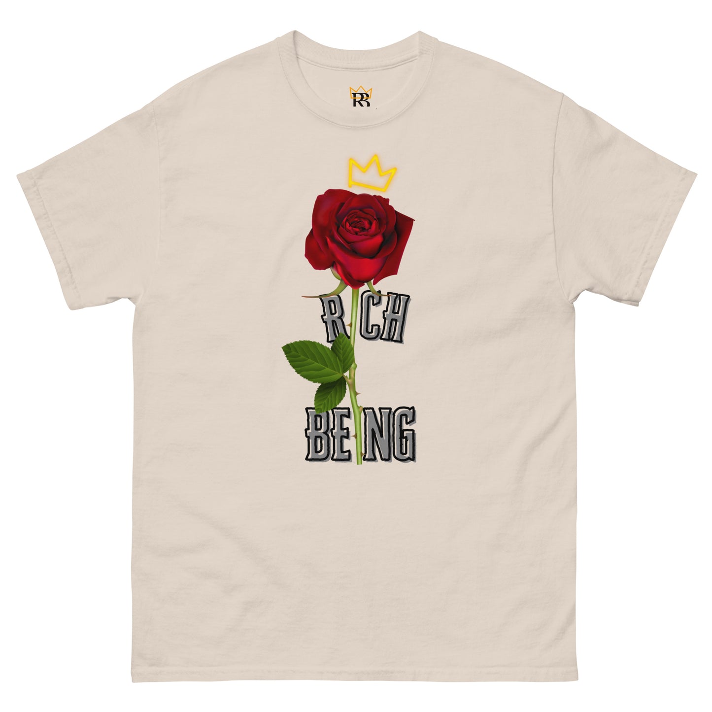 RICH BEING ROSE TEE