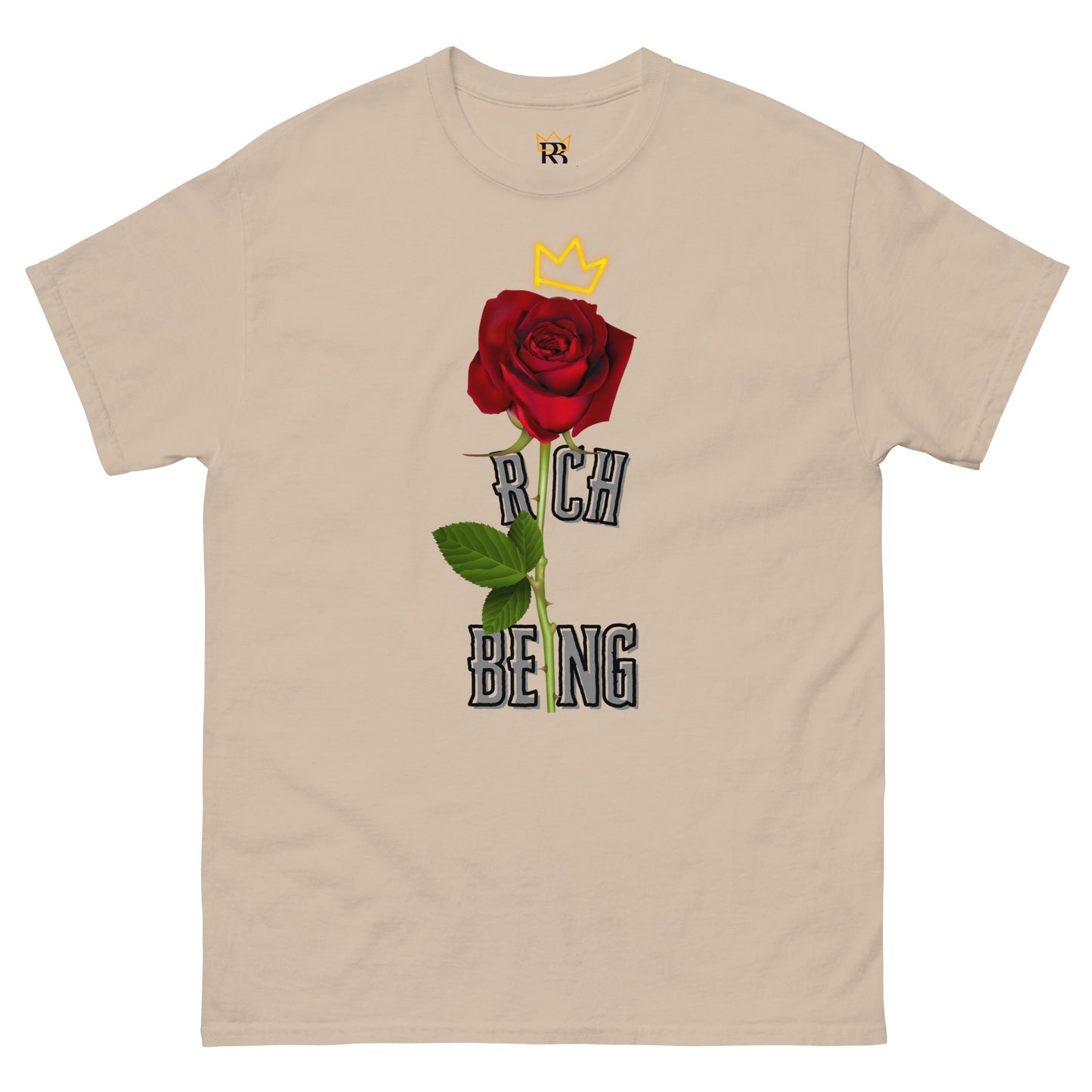 RICH BEING ROSE TEE