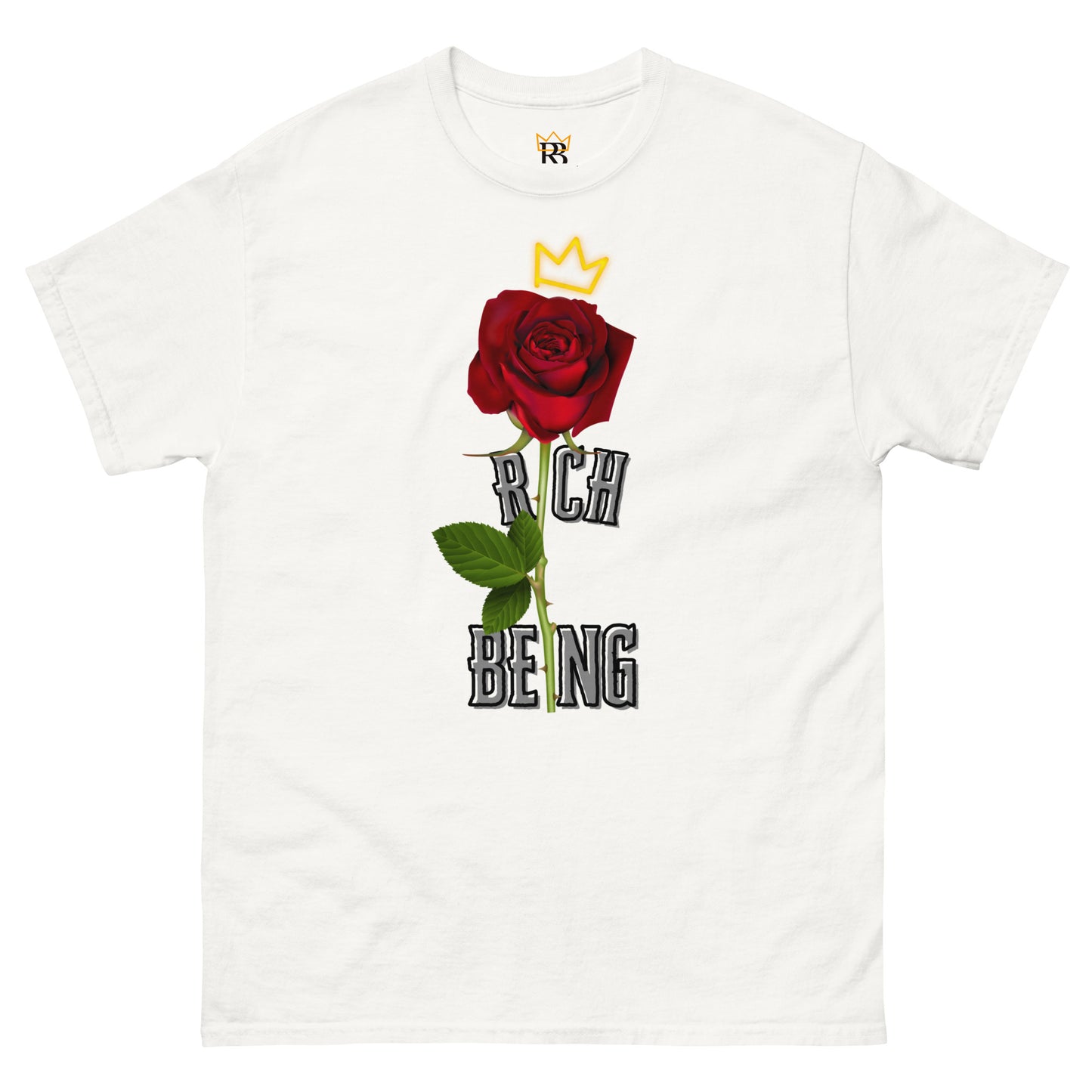 RICH BEING ROSE TEE