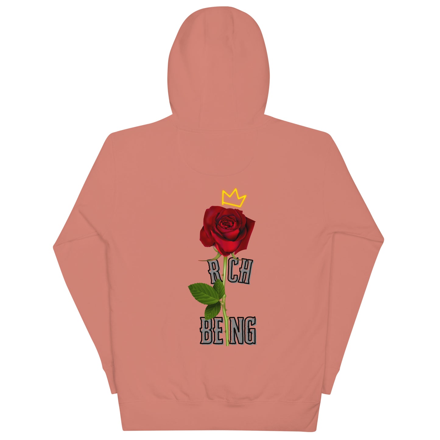 RICH BEING ROSE HOODIE